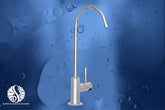 Chrome Finish Non-Air Gap Kitchen Water Filter Faucet | GOOSE NECK | 100% Lead-Free